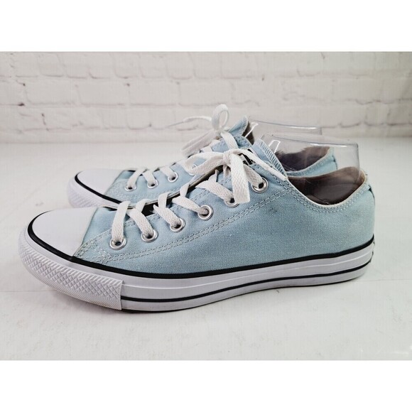 Converse Chuck Taylor All Star Low Canvas Trainers Unisex M8 W10 Blue - Picture 3 of 8